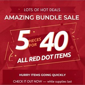 Amazing Bundle Sale - 5 Pieces for 40